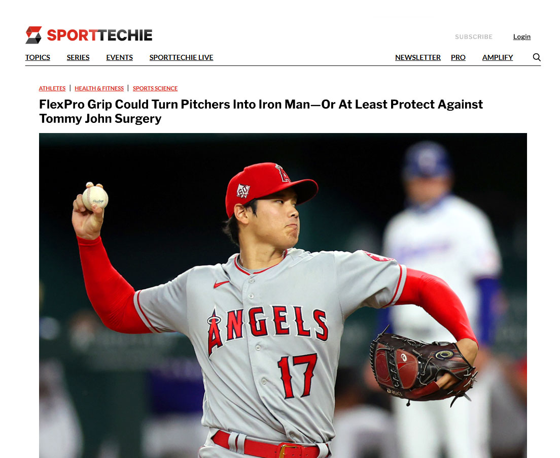 Sportrchie FlexPro Grip Could Turn Pitchers Into Iron Man